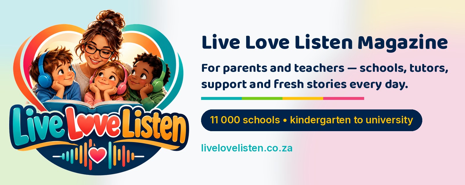 Live Love Listen Magazine banner