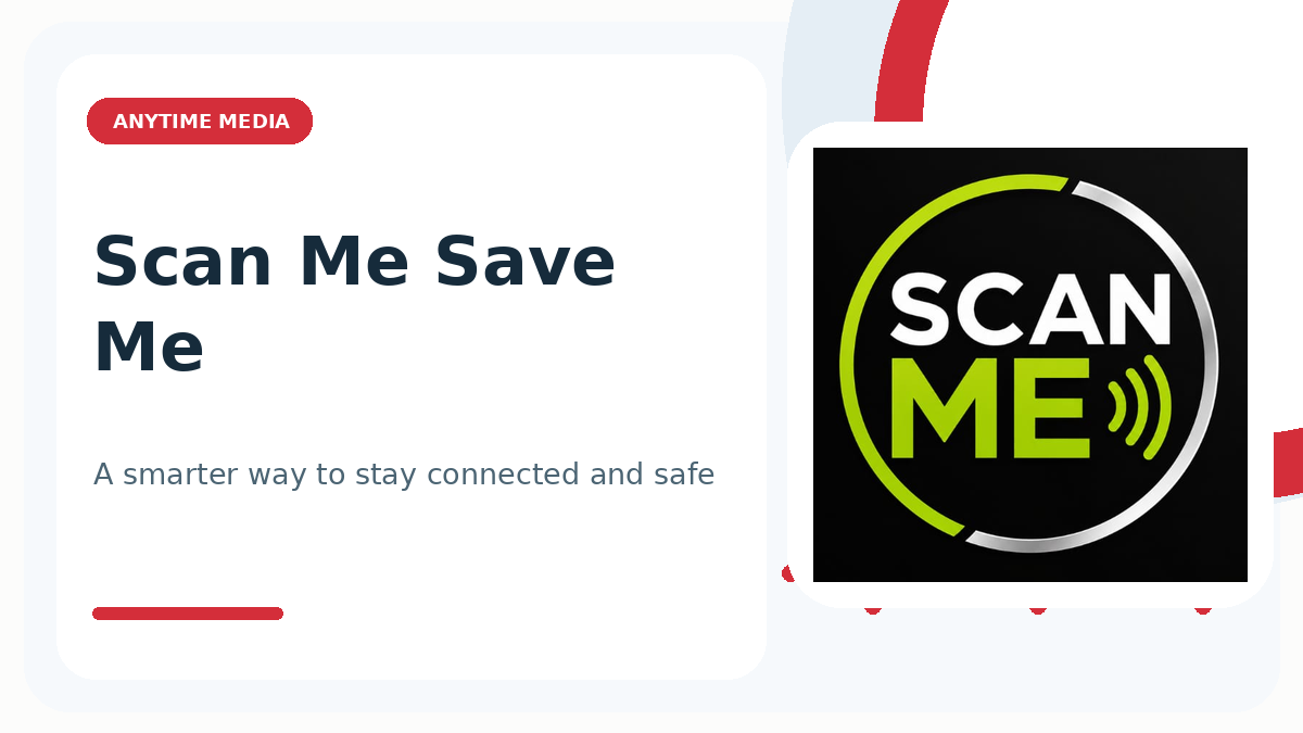 Scan Me Save Me visual