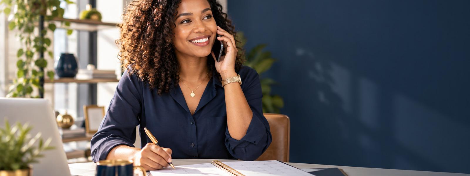 Booking a placement by phone